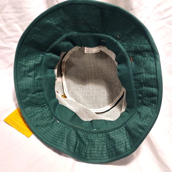 GENUINE ANTIQUE PERSON Novelty Bucket Hat with 18 Pins - Size: Large - Picture 8 of 10